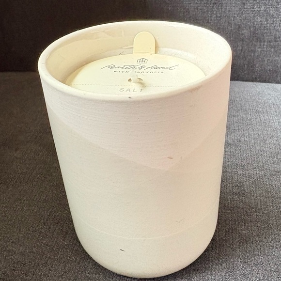 Hearth & Hand with Magnolia by Target – Salt Gray Soy Blend Candle, 7.76 oz. - Picture 1 of 6